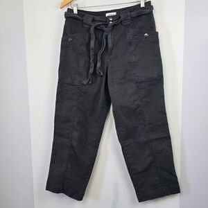 Pistola Women's Charcoal Wide Leg Utility Jeans, Sz 30